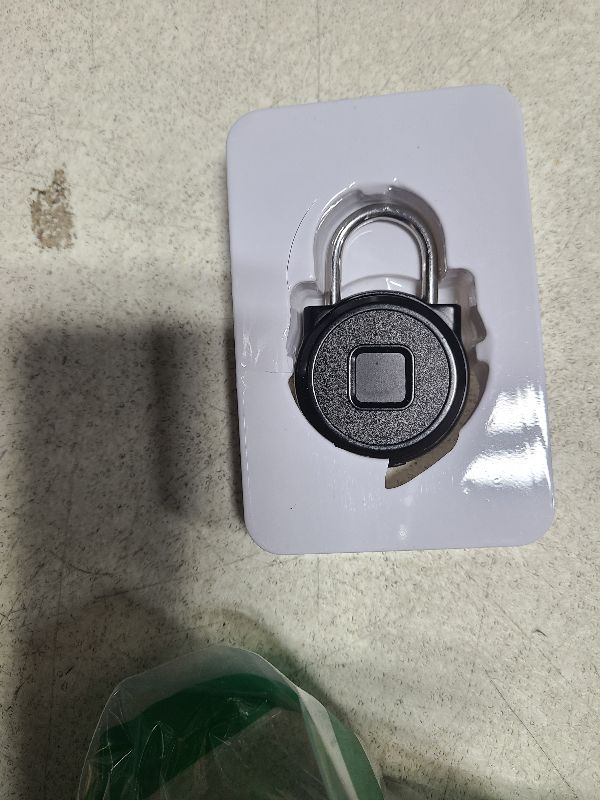 Photo 1 of Fingerprint Lock, Dhiedas Gym Locker Lock with Fingerprint Bluetooth APP, Biometric Fingerprint Padlock with Keyless, Waterproof Smart Padlock for Locker School Suitcase Cabinet Storage