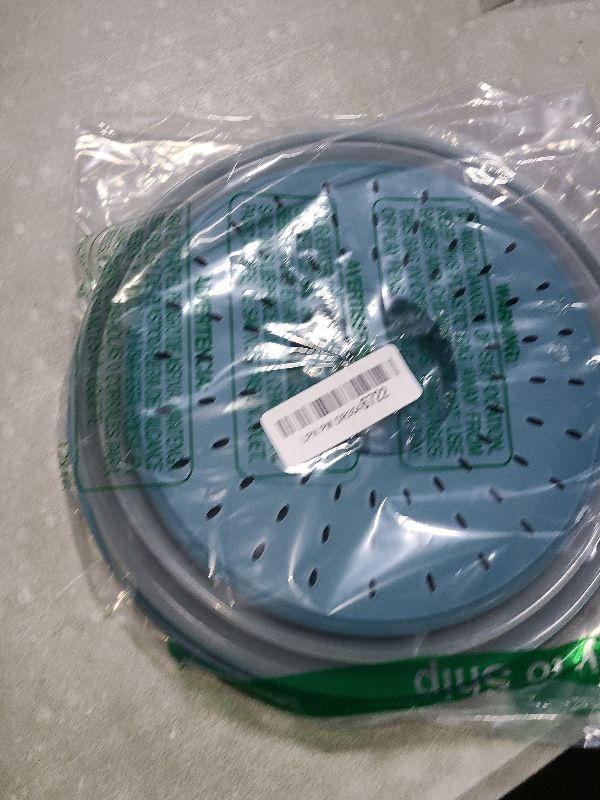 Photo 1 of 2 in 1,WENWELL Microwave Splatter Cover for Food & Mat, Vented Collapsible Kitchen dish bowl Plate lid Can be Hung, Easy to Shake Hands,Drainer Basket,BPA-Free Silicone & Plastic