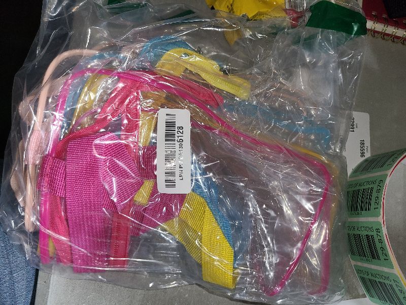 Photo 1 of 6 Packs Toy Storage Bags PVC Waterproof Organizers Toy Bags Reusable Clear PVC Board Game Storage with Zipper and Handle for Board Games, Building Blocks, Puzzles, Toys and Handmade Accessories