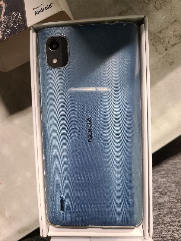 Photo 1 of Nokia C2 2E | Android 11 (Go Edition) | Unlocked Smartphone | All Day Battery | 2/32GB | 5.7-Inch Screen | International Version | Blue