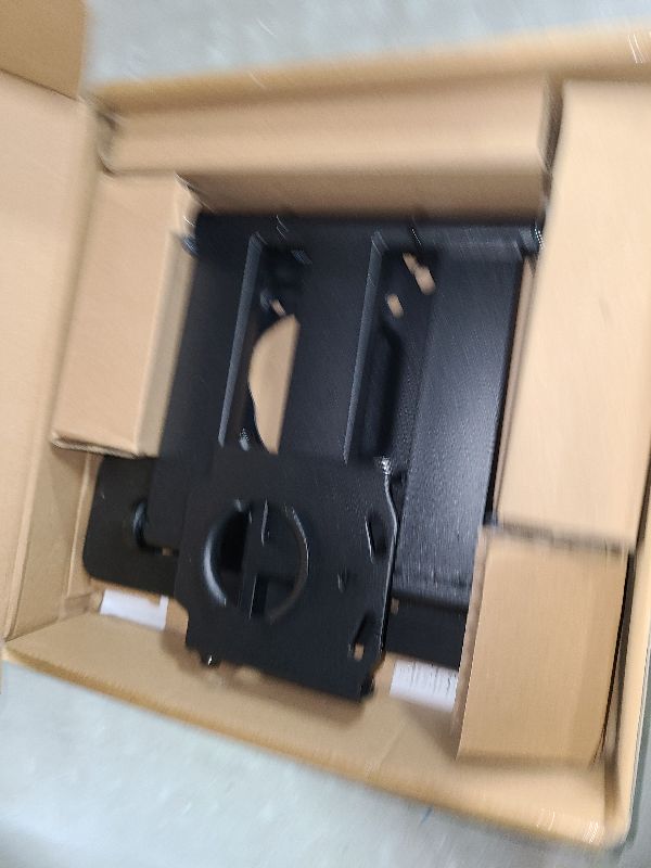 Photo 1 of Amazon Basics Full Motion Articulating TV Monitor Wall Mount for 26" to 55" TVs and Flat Panels up to 80 Lbs, Black