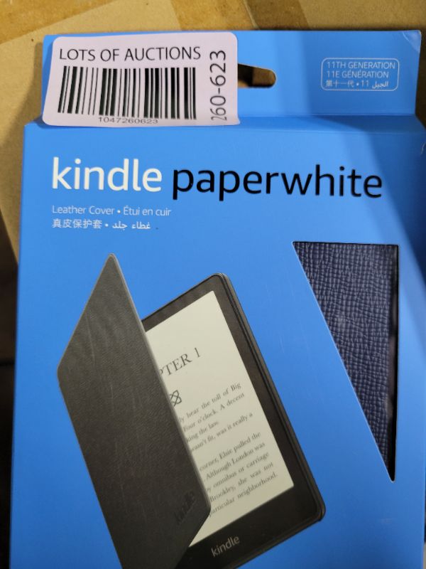 Photo 1 of Amazon Kindle Paperwhite Case (11th Generation), Thin and Light, Foldable Protective Cover - Leather