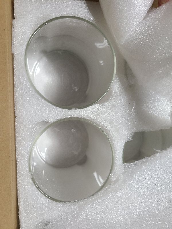Photo 1 of 4 Inch Small Glass Cylinder Vases for Centerpieces | 12pcs Clear Flower Vase for Wedding Decorations, Floating Candle Vases in Bulk, Hurricane Candle Holders for Table, Home Décor