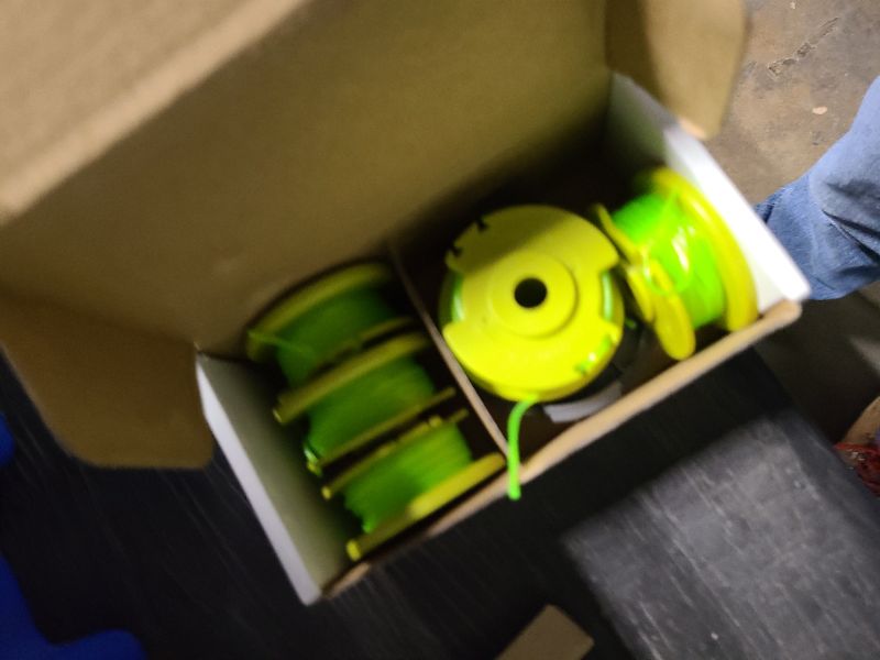 Photo 1 of A ANLEOLIFE .080 in Twisted Line Spool #AC80RL3 for RYOBI Cordless Auto-Feed String Trimmers 18v 24v and 40v, Replacement Model,11ft-Long (6 Spools & 1 Cap)