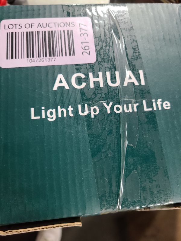 Photo 1 of ACHUAI Small Table Lamp Mini Bedside Night Light Wooden Simple Desk Nightstand Lighting with Linen Shade for Bedroom, Living Room, Kids Room (Including LED Bulb) (Round)