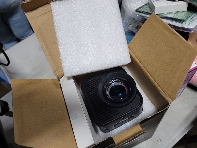 Photo 1 of Smart Mini Projector XGODY Gimbal5 Android 11 Full HD Projector Native 1080P 4K Support 5G WiFi 6 Bluetooth 5.0 Home Movie Projector Electric Focu Auto Keystone 180 Rotating For PC/Lap/PS5 Dull Black