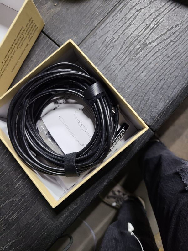 Photo 1 of 1920P Snake Inspection Borescope, Pancellent Type C Endoscope, Scope Camera with 8 LED Lights for Android and iOS Smartphone, iPhone, iPad, Samsung (16.5 FT/5M)