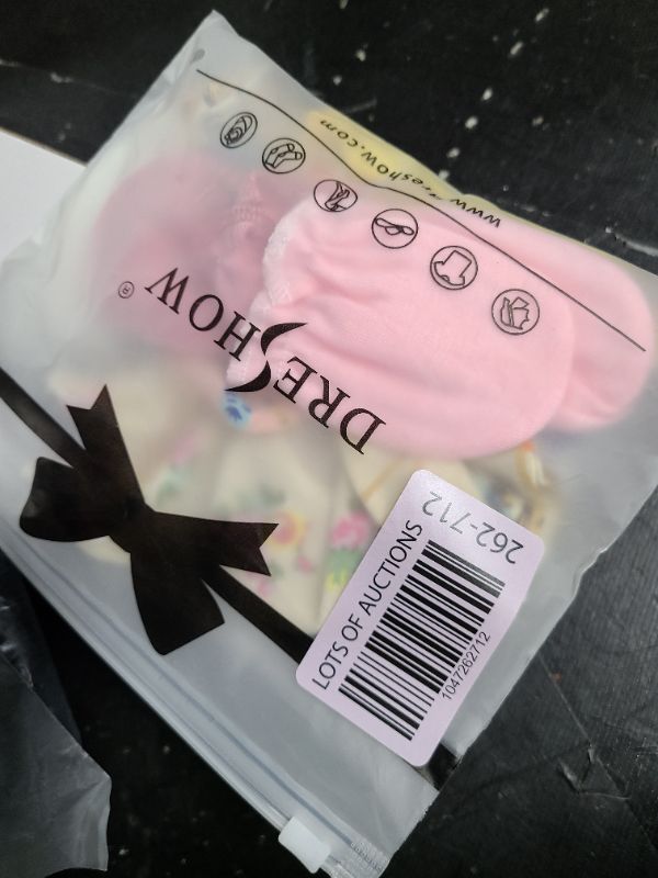 Photo 1 of AQOKKA Newborn Baby Mittens No Scratch Cotton Elastic Wrist Gloves Infant Toddler Mittens for Baby Boy Girl 0-6 Months