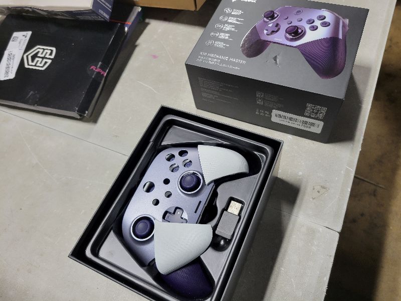 Photo 1 of EasySMX X10 Wireless PC Controller with Dual Hall Effect, Bluetooth Controller for PC/Switch/Steam/Android TV, Mobile - Include a White Swappable Faceplate, Compatible with Black Myth: Wukong