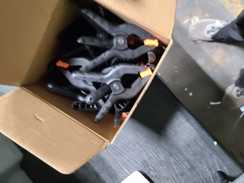 Photo 1 of 20 Packs Spring Clamps, 3.5 inch Spring Clamps Heavy Duty for Crafts and Professional Plastic Spring Clamps for Woodworking, Small Spring Clips Clamps for Backdrop Stand Photography Clamp Toresano