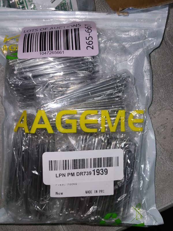 Photo 1 of 60PCS Stainless Steel Drapery Hook and Pin for Pleated Drapes 4 Prongs Pinch Pleat Clips Traverse Pleater 4 End Curtain Hangers for Window Door Bathroom Curtain