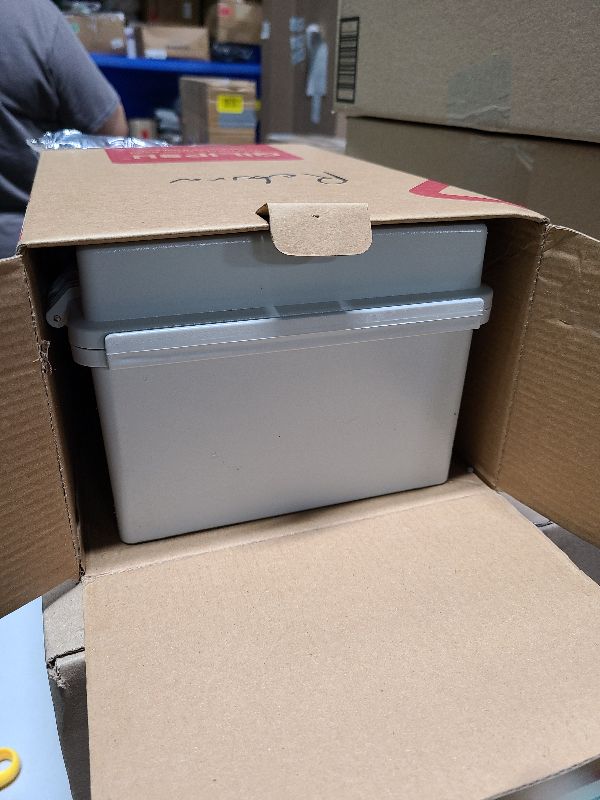 Photo 1 of QILIPSU UL94-V0 Outdoor Electrical Box 11.4"x7.5"x5.5" Pro Waterproof Junction Box Weatherproof PC/ABS Alloy Plastic IP67 Project Electric Enclosure Grey Hinged Door
