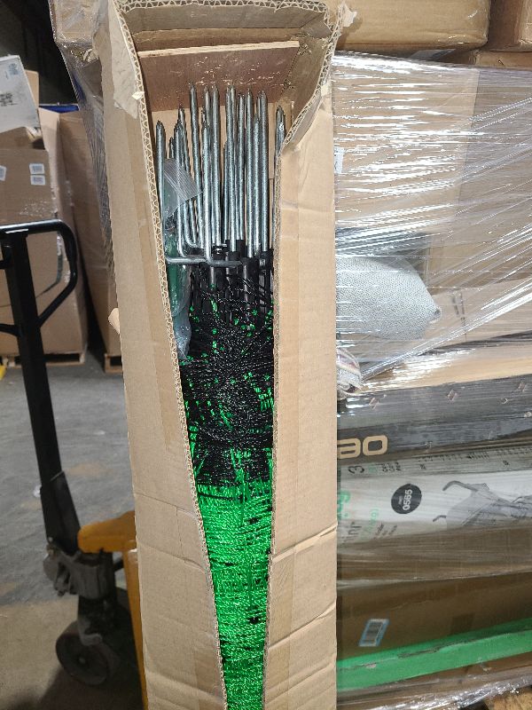 Photo 1 of EBUY Electric Fence Netting, 49.6" H x 164' L, Portable Livestock Nets Mesh for Hogs, Chickens, Ducks, Geese, Hogs, Turkey, PE Net Fencing Used in Backyards, Farms and Ranches and Gardens