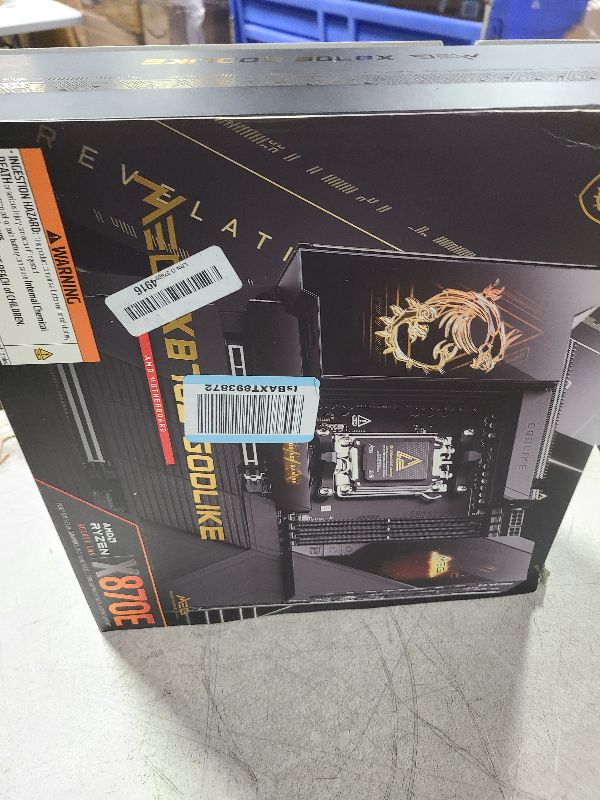 Photo 1 of MSI MEG X870E GODLIKE, E-ATX - Supports AMD Ryzen 9000/8000/7000 Processors, AM5 - Dynamic Dashboard III, EZ Slide M.2, 110A SPS, DDR5 Memory (9000+ MT/s OC), M.2 & PCIe 5.0, USB4, Wi-Fi 7, 10G LAN