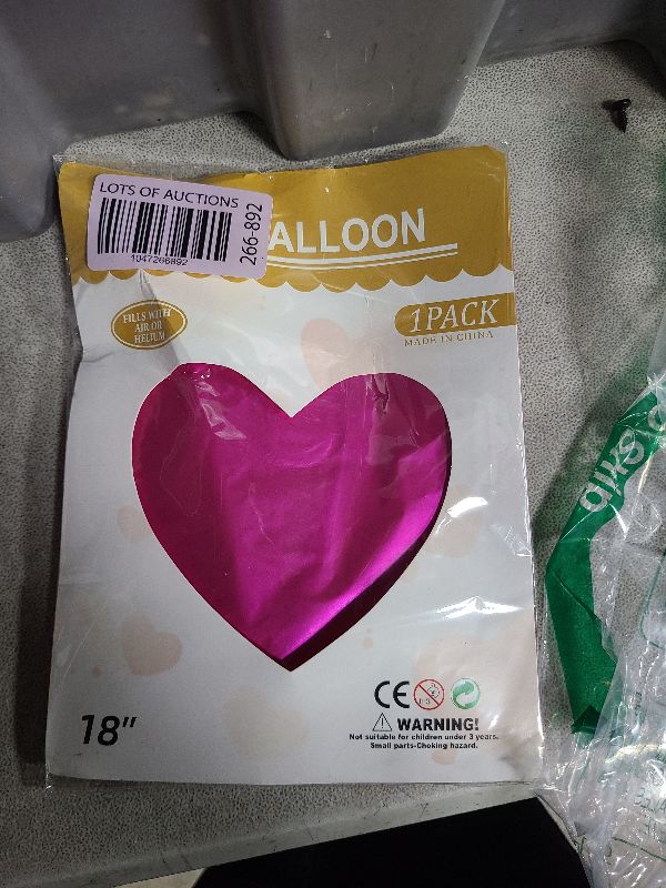 Photo 1 of 12 Pcs Red Heart Shaped Metallic Balloons 18 Inch Valentine Balloons for Valentines Day Bridal Shower Wedding Party Decorations (Red,Wine Red,Pink, Hot Pink)