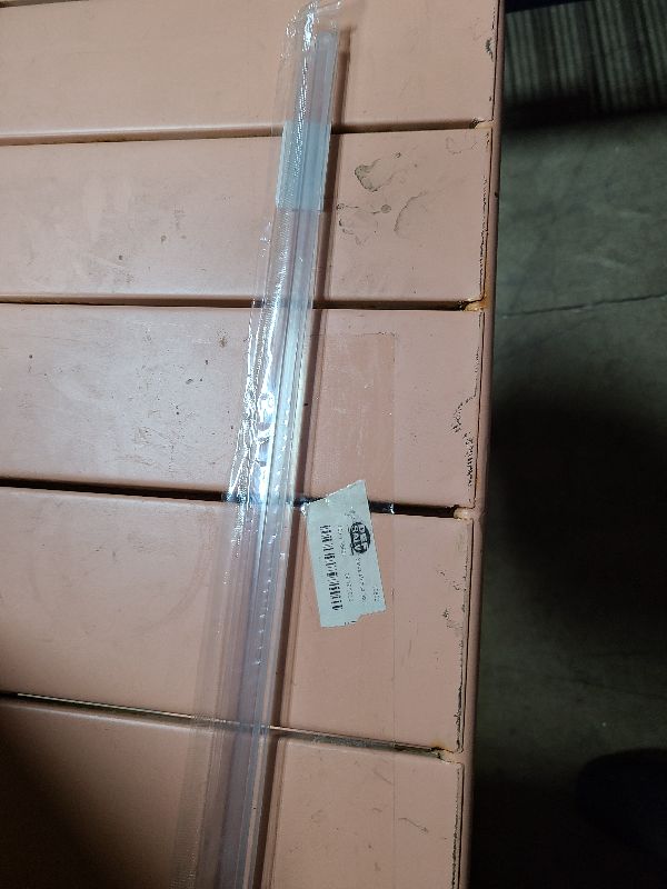 Photo 1 of Butecare Premium Frameless Shower Door Bottom Seal Strip for Glass Doors - Shower Door Seal Sweep (1/4”x 39”, Clear Vinyl)