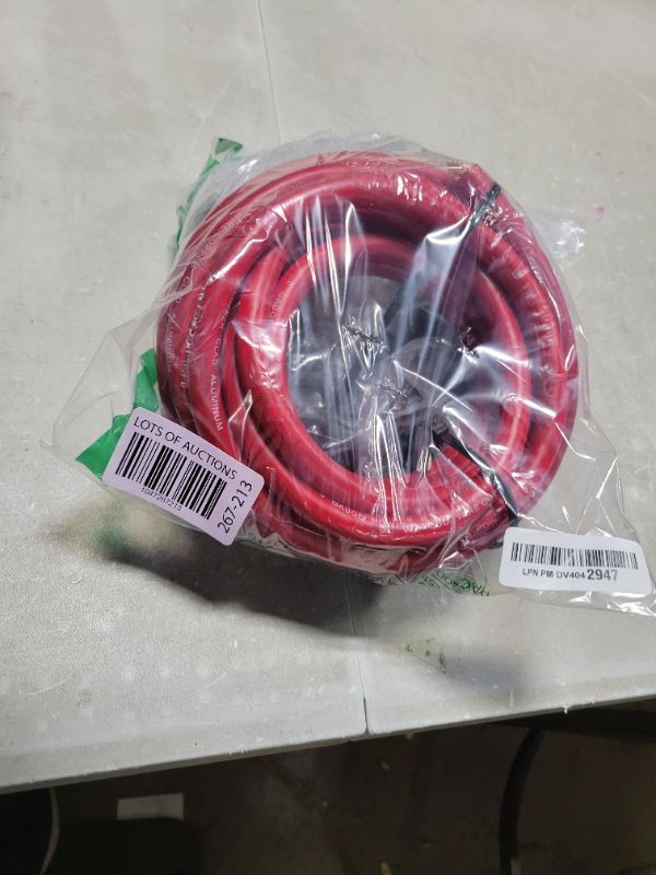 Photo 1 of 40FT 1/0 Gauge Wire Copper Clad Aluminum CAA,20pcs Lugs Terminal Connectors with 3:1Heat Shrink Tube for Power/Auto,Amplifier,Ground Cable Trailer Wiring