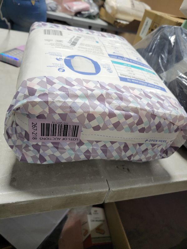 Photo 1 of Amazon Basics Incontinence Pads for Women, Bladder Control, Postpartum, Overnight Absorbency, Unscented, 60 Count (2 Packs of 30)