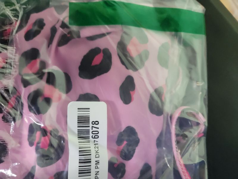 Photo 1 of Alakuoti Kids Swimsuits One Piece Pink Leopard Printed Swim Suit Summer UPF 50+ Quick Dry Beach Bathing Suit Girls Swimsuits Size 10 9