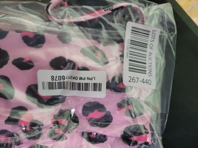 Photo 1 of Alakuoti Kids Swimsuits One Piece Pink Leopard Printed Swim Suit Summer UPF 50+ Quick Dry Beach Bathing Suit Girls Swimsuits Size 10 9