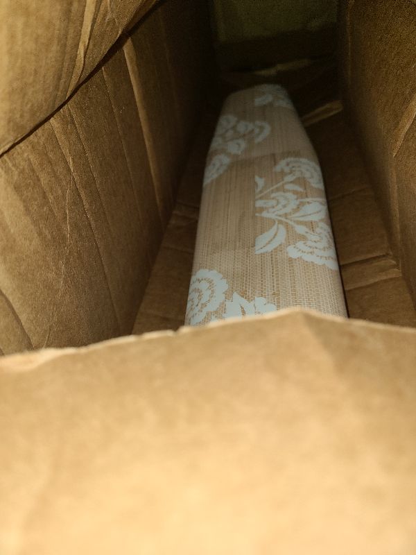 Photo 1 of Flourish Block Print Wheat Faux Grasscloth Peel and Stick Wallpaper, SSS6308