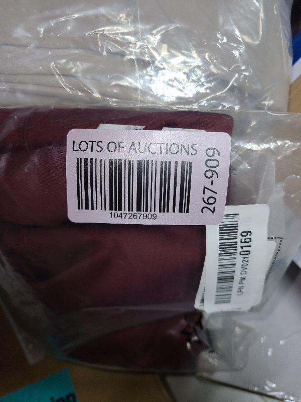Photo 1 of Willit Women's Yoga Capris Pants High Waist Leggings Crop Straight Leg Athletic Exercise Workout Capris 21" Wine Red L