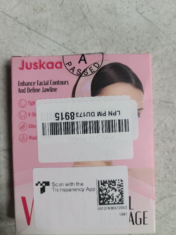 Photo 1 of Juskaa Chin Strap for Sleeping,Adjustable Chin Strap,Jaw Strap,Jawline Shaper,V Line Lifting Mask,Black,M