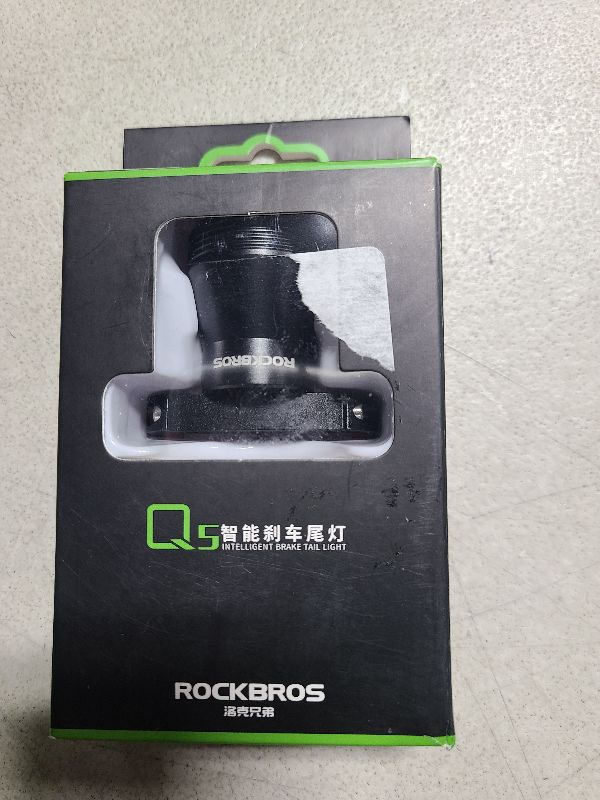 Photo 1 of ROCKBROS Bike Tail Light Smart,Brake Sensing Bicycle Rear Lights for Night Ride,Ultra Bright LED Back Lights,Type C USB Rechargeable,IPX6 Waterproof,Cycling Safety Taillight Accessories