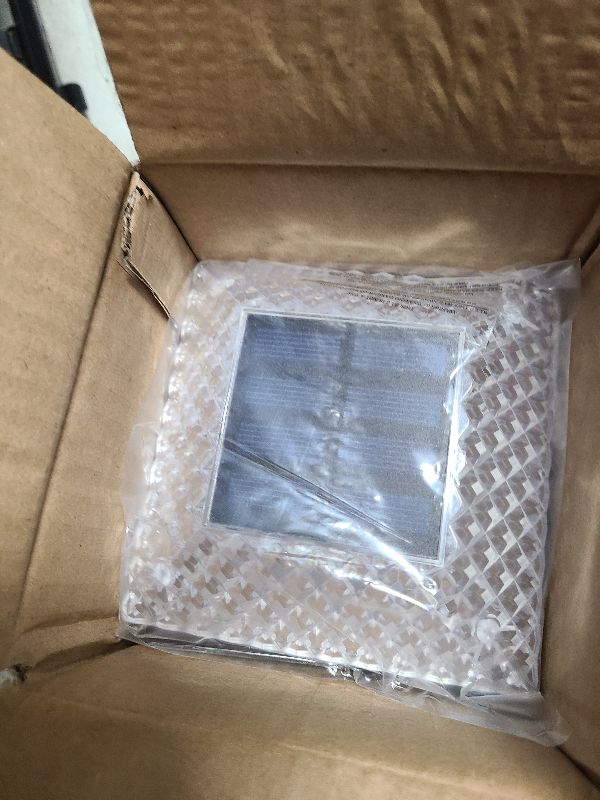 Photo 1 of SUNNYPARK 4x4 Post Solar Lights, 4 PK Fence Post Solar Lights Outdoor 4x4, 3.5x3.5, Deck, Fence Waterproof