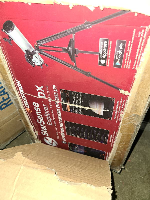 Photo 1 of CELESTRON StarSense Explorer DX 130AZ Smartphone App-Enabled Telescope – Works with StarSense App to Help You Find Stars, Planets & More – 130mm Newtonian Reflector – iPhone/Android Compatible