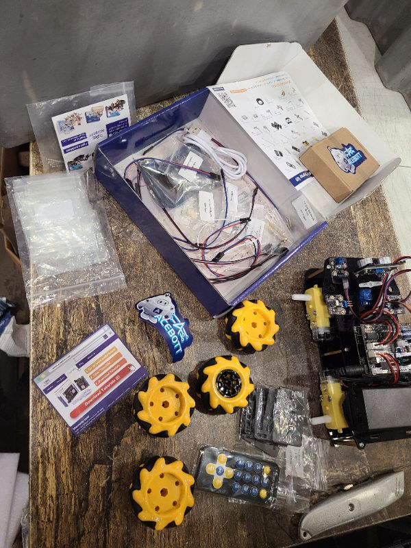 Photo 1 of ACEBOTT Smart Robot Camera Car Kit, 4WD Remote Control Car Compatible with Arduino IDE, Electronic Programming Project/STEM Education/Science Coding Kit for 12+ Teens & Adults Unique Gifts