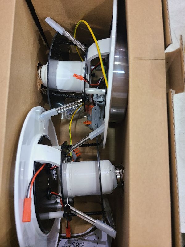 Photo 1 of Jolux Instant Lumidrum Pendant Light Conversion Kit 2 Pack, Convert Recessed Light to Pendant,5CCT Selectable, Adjustable Hanging Light Kit for Kitchen,for 5/6" E26 Recessed Mounted Cans(Chrome)…