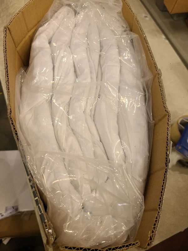 Photo 1 of APSMILE Twin Size Feathers Down Comforter - Ultra Soft All Seasons 100% Organic Cotton Feathers Down Duvet Insert Medium Warm Quilted Bed Comforter with Corner Tabs (68x90,Ivory White)