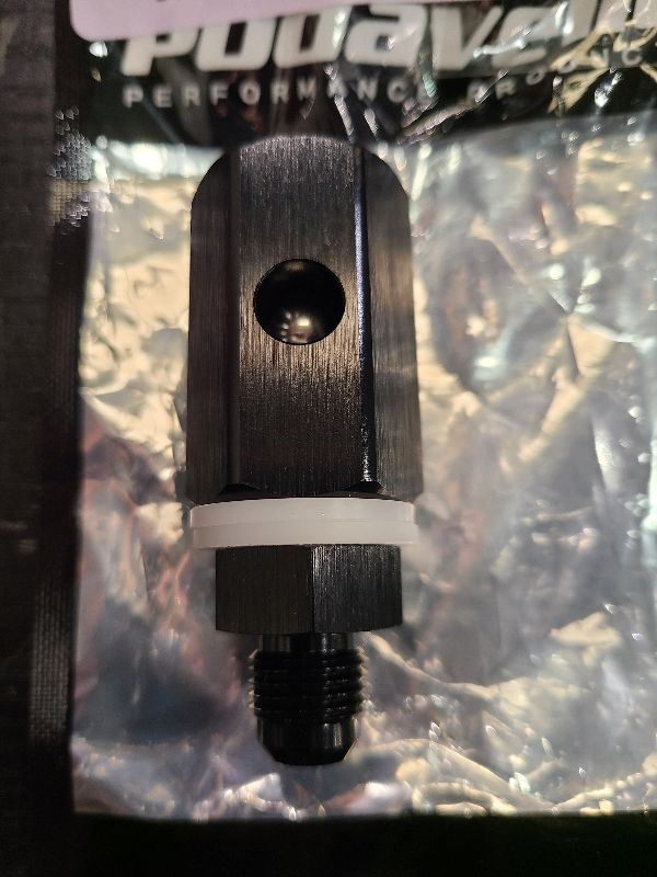 Photo 1 of Podavelle 6AN Male Fuel Cell Tank Rollover Vent Valve Aluminum Black