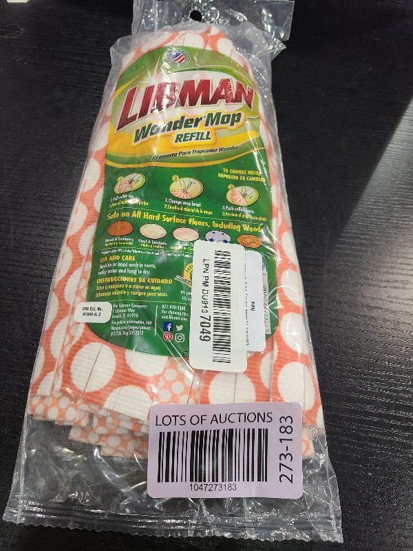 Photo 1 of Libman 129802 Heavy Duty Wonder Mop Refill