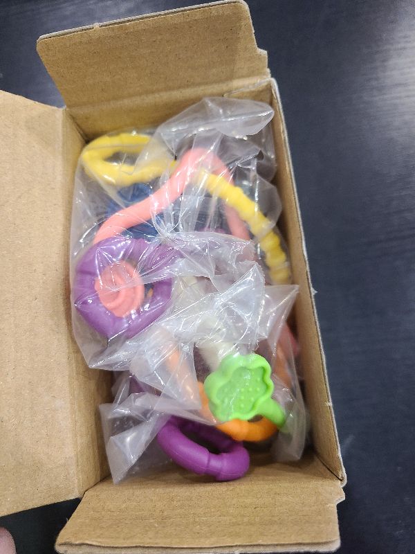 Photo 1 of AiTuiTui Sensory Baby Teething Toys Essentials, Infant Toddlers Toys for 1 2 Year Old Boy Girl Birthday Gift, Soft Fidget Educational Learning for 6 9 12 18 Months, Random Color
