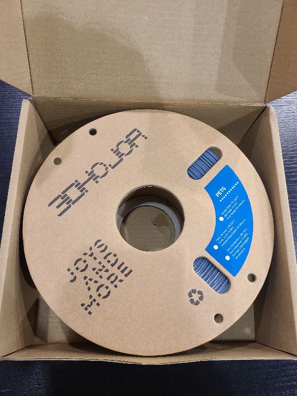 Photo 1 of 3DHoJor Matte PLA Filament 1.75mm, Upgrade 1kg Cardboard Spool PLA Filament 1.75 - PLA 3D Printing Filament, Print with Most 3D Printers Using 3D Filament(Matte White)