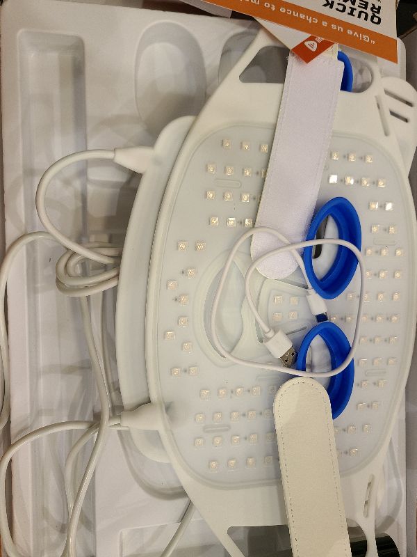 Photo 1 of LifePro Red Light Therapy Face Mask - LED Light Therapy Mask with 3 Colors for Face and Neck - Portable Skin Care Device for At-Home Facials