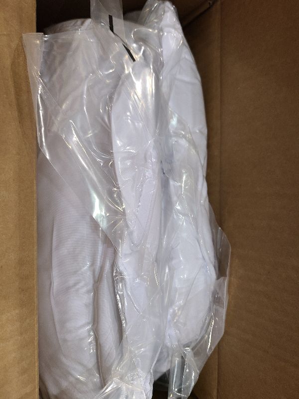 Photo 1 of Amazon Basics Down Alternative Pillows for Stomach and Back Sleepers, Soft Density, Standard, Pack of 2, White, 26 in L x 20 in W