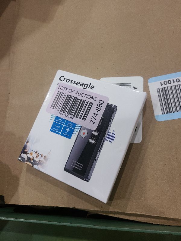 Photo 1 of 64GB Digital Voice Activated Recorder with Playback - 4552 Hours Audio Recording Device, 3072Kpbs HD Dual MIC Tape Recorder Device for Lecture A-B Repeat, MP3 Player,?64GB TF Card Included?