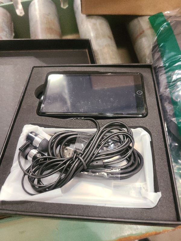 Photo 1 of 4.02" MP3 Player with Bluetooth and WiFi, 80GB Android MP4 Player with Speakers, Music Player for Kids with 13MP Camera, Streaming Music Player with Spotify, YouTube, and Play Store (Black)