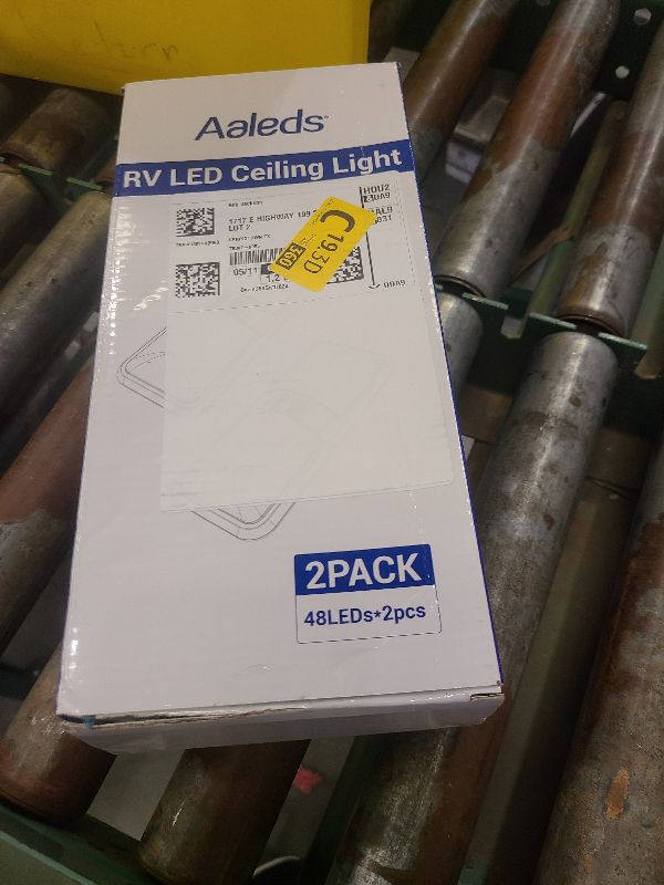 Photo 1 of Aaleds RV Lights Interior, 12 Volt Led Lights 1000LM, Camper Lights 8W, RV Led Lights Interior Fixtures 12V, RV Ceiling Dome Light with Switch for RV/Camper/Trailer/Boat/Car (Natural White, 2Pack).