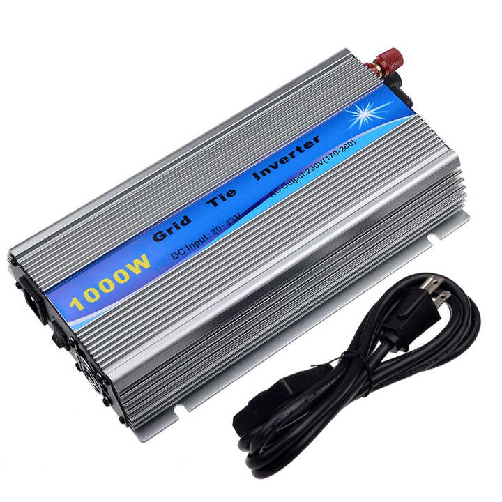 Photo 1 of 1000W Grid Tie Solar Inverter MPPT Pure Sine Wave Micro Inversor DC30-45V PV Input AC120V/220V for 36V Solar Panel Home System