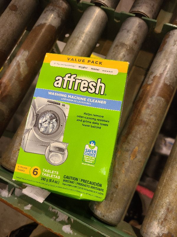 Photo 1 of Affresh Washing Machine Cleaner, Cleans Front Load and Top Load Washers, Including HE, 6 Tablets