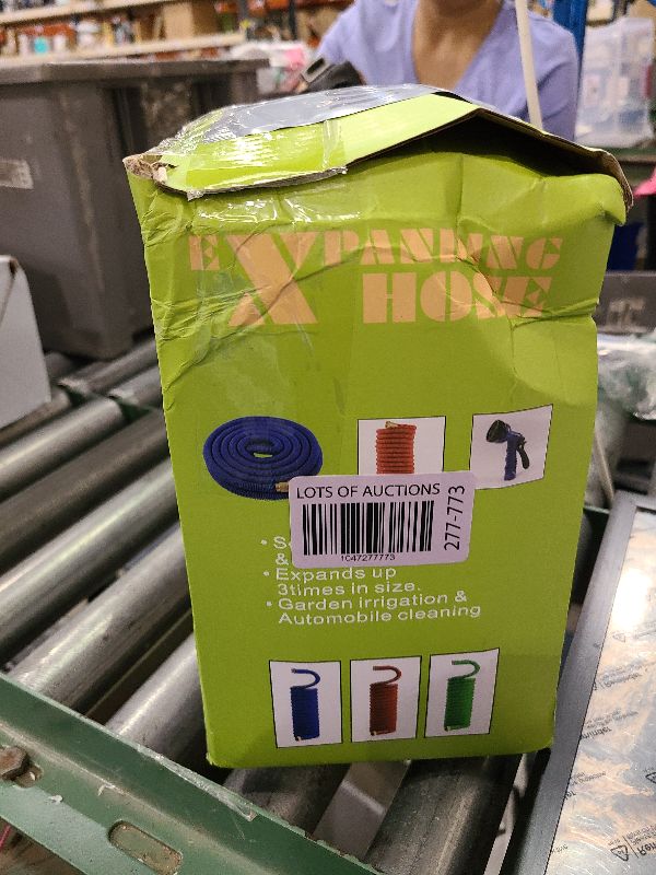 Photo 1 of 150 ft Expandable Garden Hose, 2025 New Retractable Water Hoses 150ft with 10 Function Spray Nozzle, Solid Brass Fittings, Extra Strength Fabric, Flexible Expanding Latex Core, Lightweight & No Kink