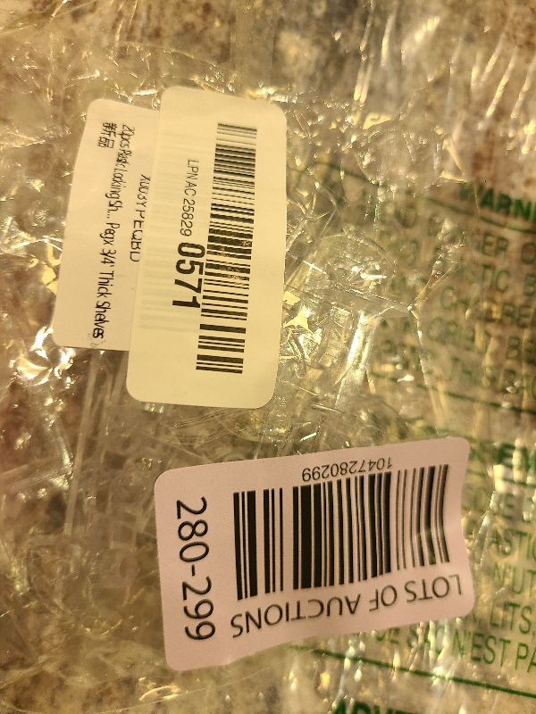 Photo 1 of 20pcs Plastic Locking Shelf Support Pegs,6.9mm Shelf Pins,Self-Locking Bracket Clips,Clear Shelf Pegs for for Kitchen Cabinet Furniture Book Shelves,6.9mm Peg x 3/4" Thick Shelves