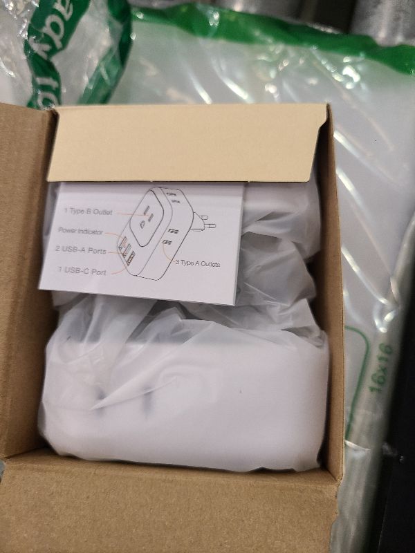 Photo 1 of 2 Pack European Plug Adapter USB C, TESSAN US to Europe Adapter 4 Outlets 3 USB Charger, Type C International Power Adaptor to Italy Spain France Portugal Iceland Germany, Europe Travel Essentials