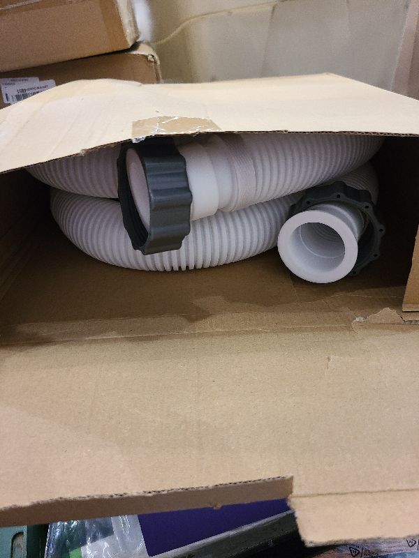 Photo 1 of 1.5" Pool Pump Hose for Coleman Intex, 1.5 inch Pool Hoses for Above Ground Pools 29060E Pool Filter Hoses for Sand Filter Pumps & Saltwater Systems, 59" Long Replacement Hoses (2 Pack)