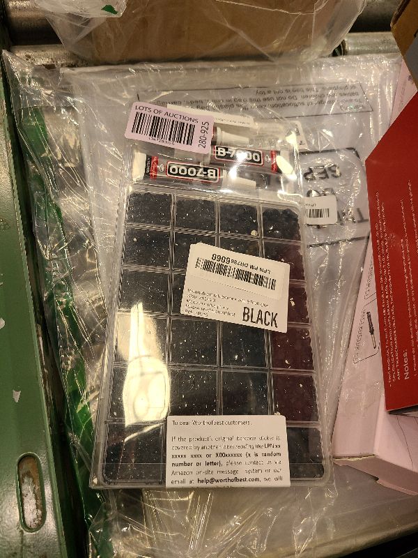 Photo 1 of 30000Pcs Resin Rhinestones for Crafting Bedazzling, Bulk Black Flatback Gems for Crafts Clothing Clothes Fabric Tumbler Sneakers, Bedazzle Flat Back Jewel Assorted Size SS6/10/16/20/30 with b7000 Glue
