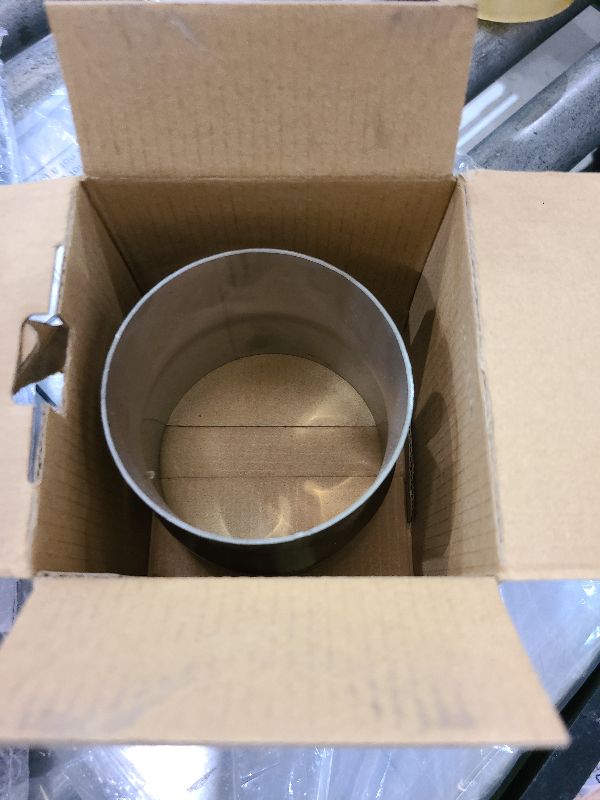 Photo 1 of A-KARCK Exhaust Adapter Connector 3.5" OD to 4" OD, Exhaust Pipe Reducer 4" Overall Length Stainless Steel